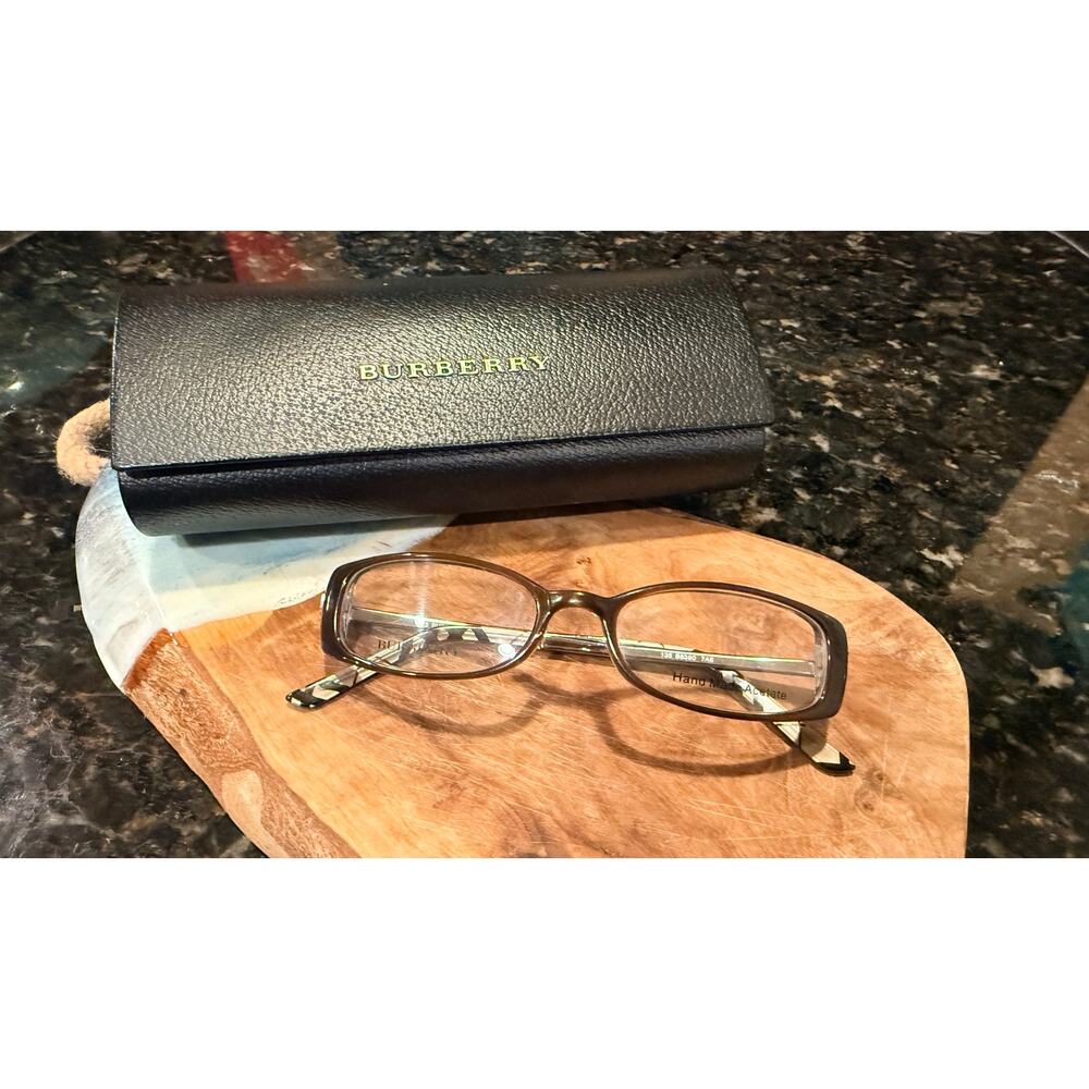 Burberry B8390 7a6 Brown Rectangular Eyeglasses F… - image 1